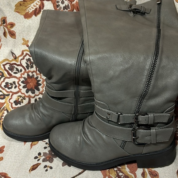 Women's Knee High Riding Boots Wide Calf - Picture 6 of 6